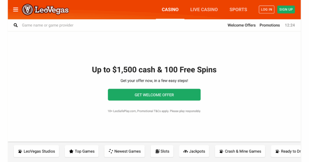 LeoVegas Casino Review