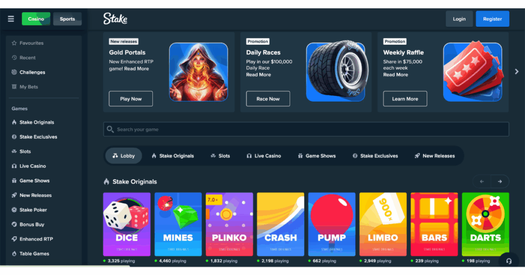 Stake Online Casino