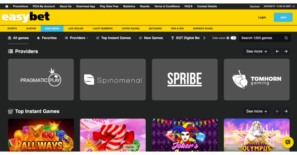 Easybet Register