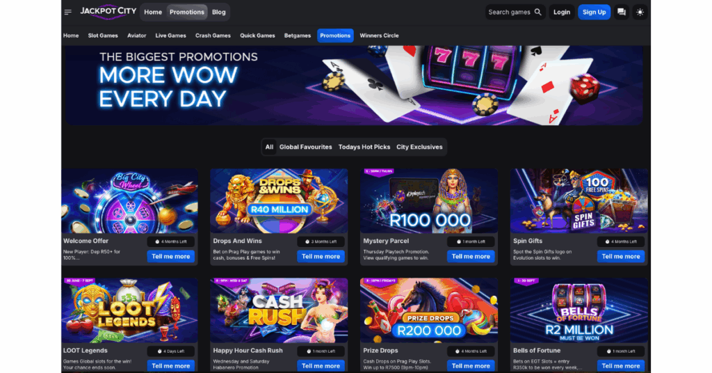 jackpot city casino free spins