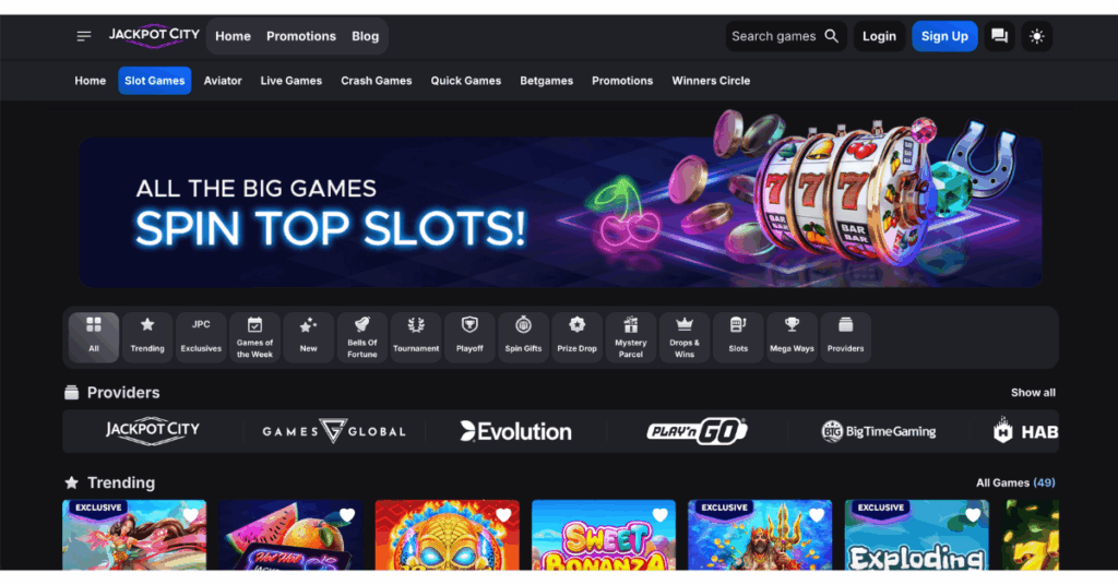 jackpot city casino slots