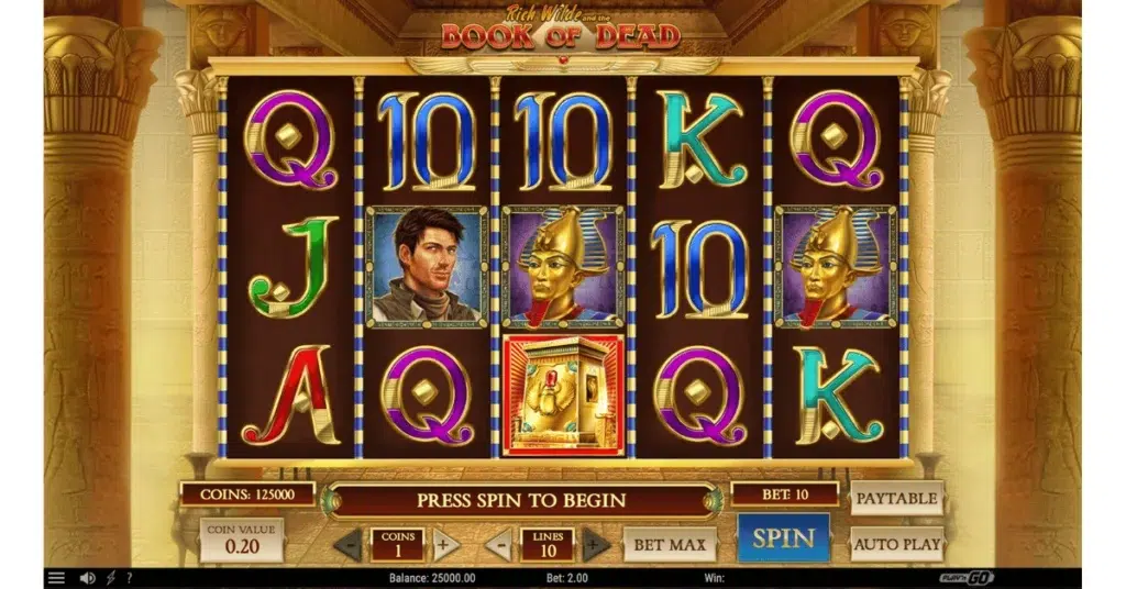 Book of Dead free spins