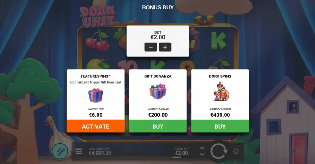 Dork Unit Bonus Buy
